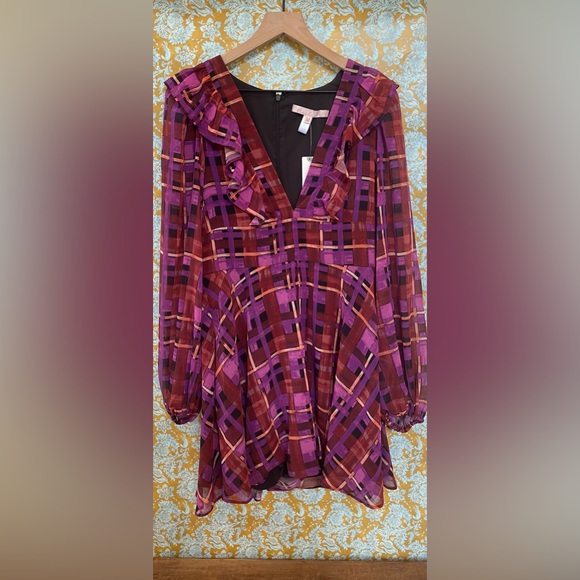 Anthropologie Hutch Long Sleeve Deep V Romper - Picture 3 of 8